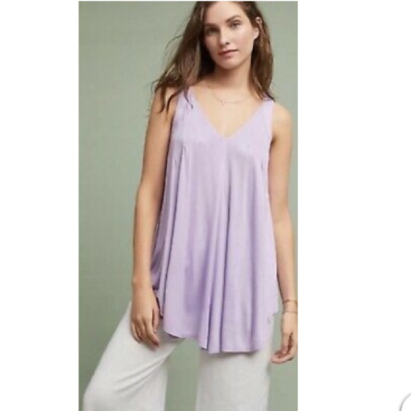 Anthropologie Tops - Anthropologie Meadow Rue lilac sleeveless top: XS
